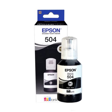 T504120 AL Epson T504 Negra Tinta Botella 127ml