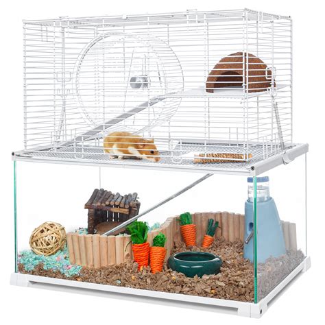 OIIBO 3 Tiers Large Hamster Cages with Removeable Waterproof PVC Tray - Walmart.com