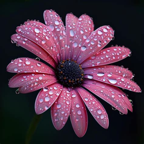 Premium Photo Transvaal Daisy With Dew Drops