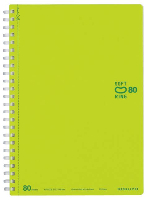 Kokuyo │official Global Online Store │soft Ring Notebook Colorful A5 80