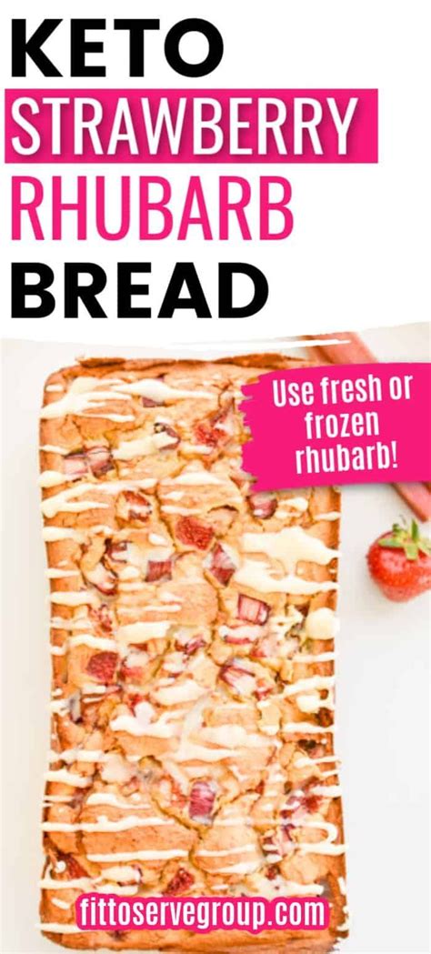 Keto Strawberry Rhubarb Bread Fittoserve Group Keto Recipes Easy