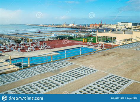 Playa Grande In Mar Del Plata Argentina Editorial Photo Image Of