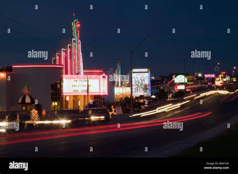 Branson Missouri The Strip Stock Photo - Alamy