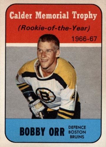 The Bobby Orr Rookie Card and Other Vintage Cards