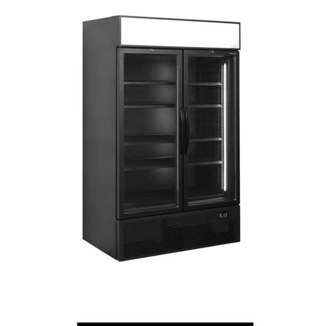 Armoire Réfrigérée Noire TEFCOLD Canopée 2 Portes Vitrées Fourniresto