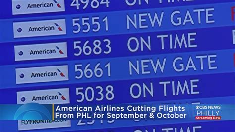 American Airlines Cuts Back Flights Out Of Philadelphia International