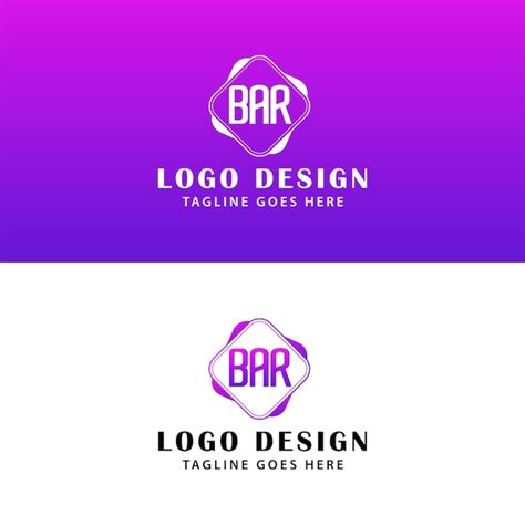 premium vector bar logo design  vector format