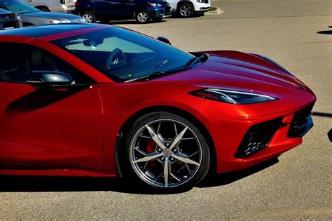 Spied 2021 Corvette In Red Mist Metallic Spotted In Michigan