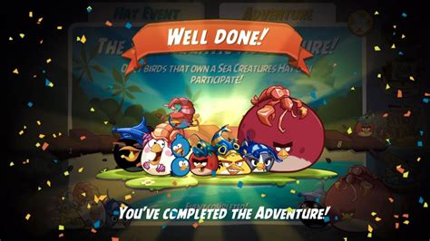 The Sub Aquatic Adventure Angry Birds Adventure Level Youtube