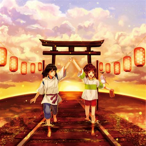 Chihiro And Haku Studio Ghibli Fan Art Fanpop