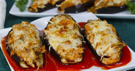 Berenjenas Rellenas De Atún Recetas Fáciles Reunidas