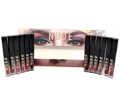 Set De Pzs Labiales Colores Mate New Nude Huxia Beauty Env O Gratis