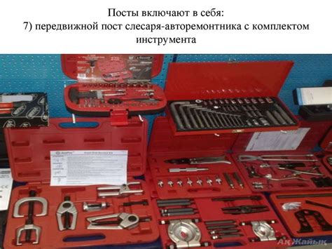 Эксплуатация оборудования для разборки-сборки агрегатов автомобиля ...