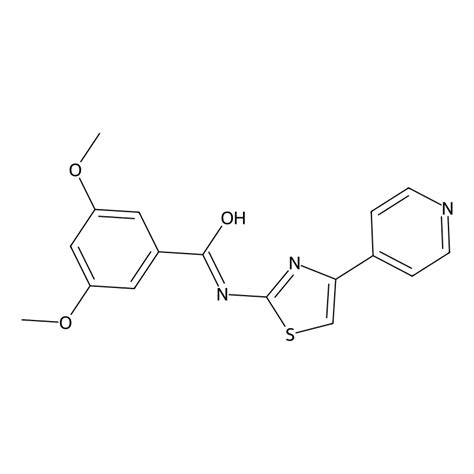 Buy 3 5 Dimethoxy N 4 Pyridin 4 Yl 1 3 Thiazol 2 Yl Benzamide 441290