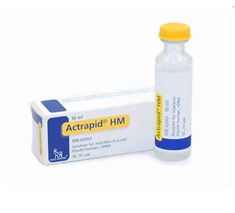 Actrapid Hm 100iu Inj— Dawaai Uses Side Effect Price In Pakistan