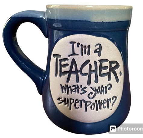 Teacher Coffee Mug Ounces I M A Teacher What S Your Super Power Ebay