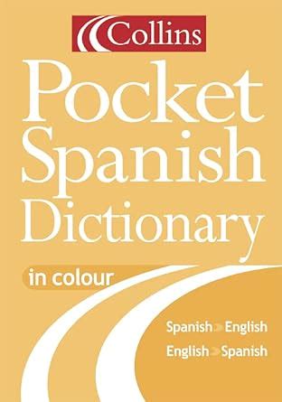 Collins Spanish Pocket Dictionary Books Amazon Ca