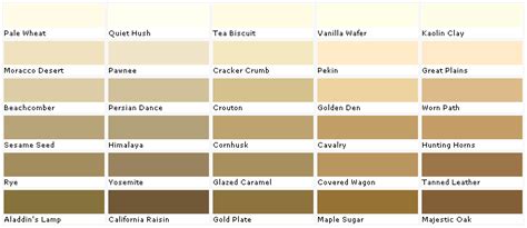 Paint Color Chart Valspar