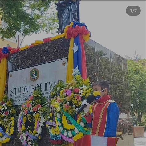 Conmemoran Los 239 Años Del Natalicio Del Libertador Simón Bolívar En Santa Teresa La Revista