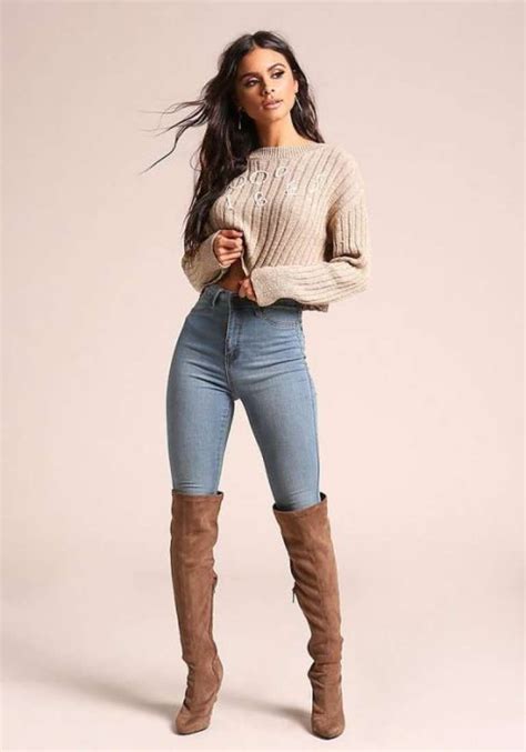 45 Looks Con Botas Altas Que Te Harán Lucir Súper Atractiva 2018