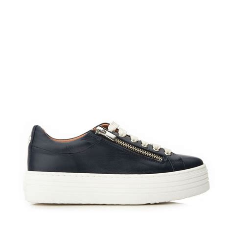 Azara Navy Leather - Shoes from Moda in Pelle UK