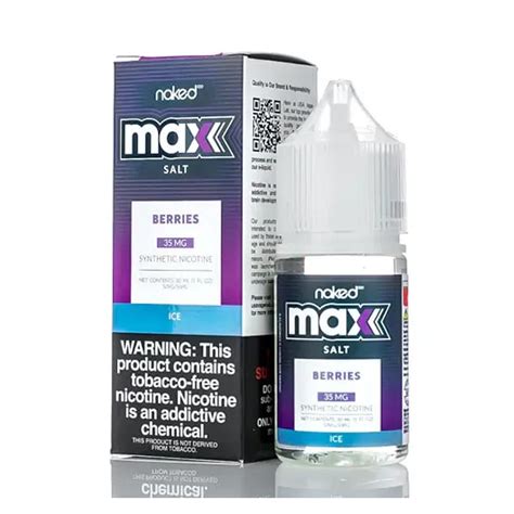 Juice Naked Max Berries Ice Nic Salt