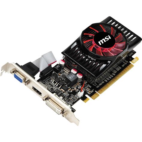 MSI GeForce GT 620 Graphics Card 2GB DDR3 N620GT MD2GD3 LP B H