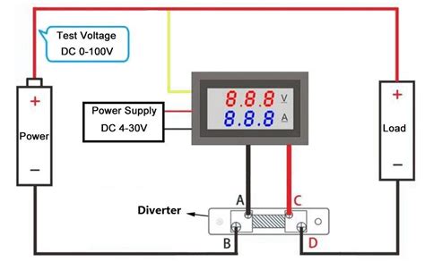 Вольт-Ампер метр 0-100В, 50А - электротранспорт - electrohod.com