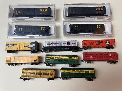 Lot Of N Scale Freight Cars Csx Chessie Icg Nyc Cnw And More Free