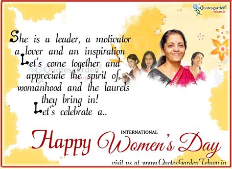 Happy Womens Day Wishes Messages Quotes Quotes Garden Telugu Telugu