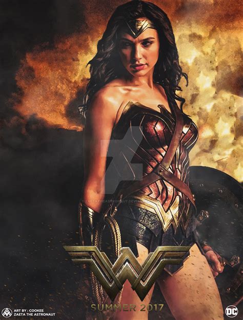 Wonder Woman Movie Poster By Zaetatheastronaut On Deviantart