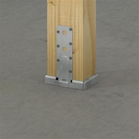 Simpson Strong Tie Pbs Galvanized Standoff Post Base For 4x6 Nominal