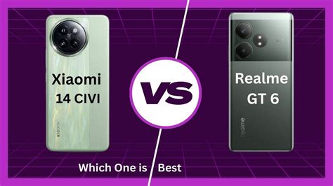 Xiaomi 14 CIVI Vs Realme GT 6 Full Comparison Which One Is Best YouTube