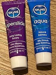 Amazon Skins Sex Lube Set Water Based Lube Tingle Lube And A Silicone Lube With