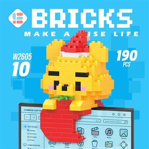 Bricks Cute Mini Nano Blocks Cartoon Series Present T Decoration Deco Building Block Toys