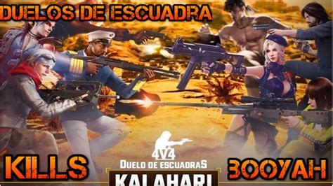 FREE FIRE KILLS DUELO DE ESCUADRAS Samm 202 YouTube