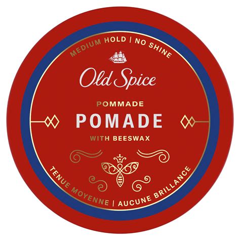 Old Spice Mens Hair Styling Pomade Matte Finish Medium Hold 22 Oz