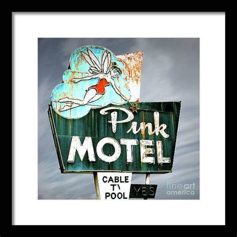 Pink Motel Vintage Neon Sign - Etsy