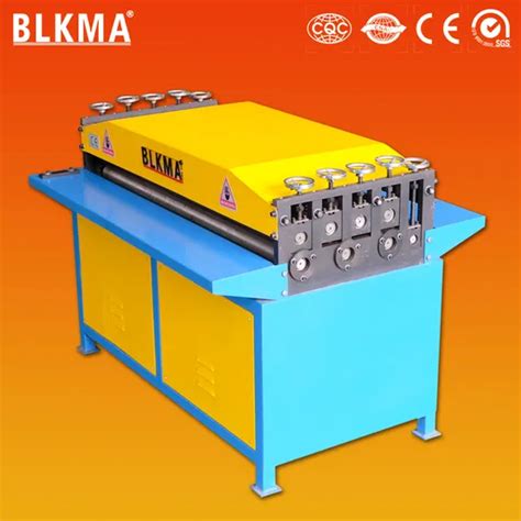 Metal Sheet Flat Leveling And Grooving Machine For Air Duct Fabrication