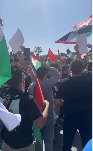 مسيرات حاشدة لدعم فلسطين والتنديد بحصار غزة في مدينة نصر صور صوت الأمة