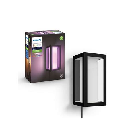 Philips Hue Outdoor Impress White And Colour Ambiance Wall Light Small