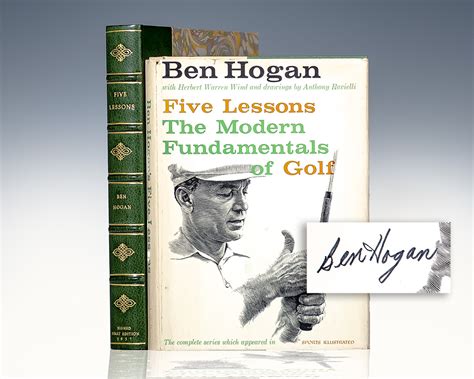 Five Lessons Ben Hogan First Edition Signed