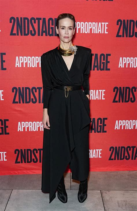 Sarah Paulson at “Appropriate” Broadway Opening Night 12/18/2023 ...