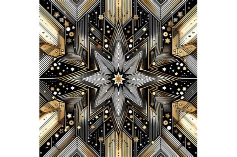 Modern Seamless Stars Background By Dianaxstoyanova Thehungryjpeg