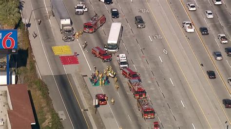 Bus Crash On 60 Freeway In Hacienda Heights Kabc7 Photos And Slideshows Abc7 Los Angeles