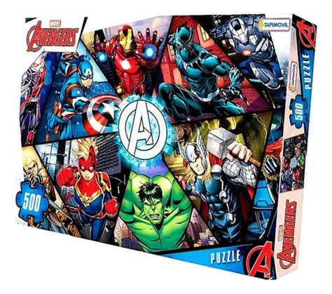 Puzzle 500 Piezas Avengers Los Vengadores Tapimovil 3442