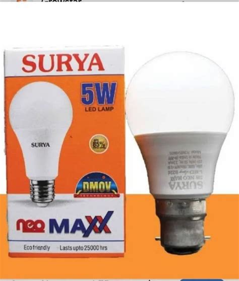 W Surya Neo Maxx D Led Bulb Natural White B At Rs Box In Noida