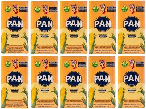 Harina PAN Pre Cooked Yellow Maize Meal 1kg Box Of 10 Amazon Co