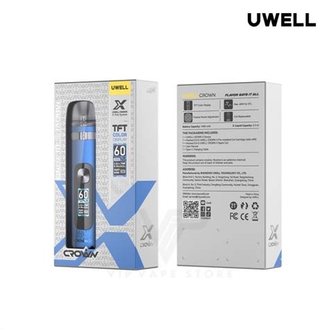 Uwell Crown X Pod Kit 60w VIP Vape Store