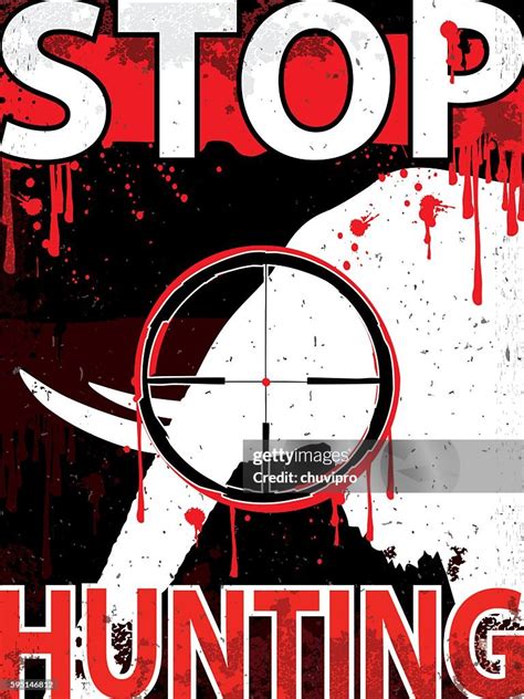 Stop Hunting Elephants Vertical Placard High Res Vector Graphic Getty